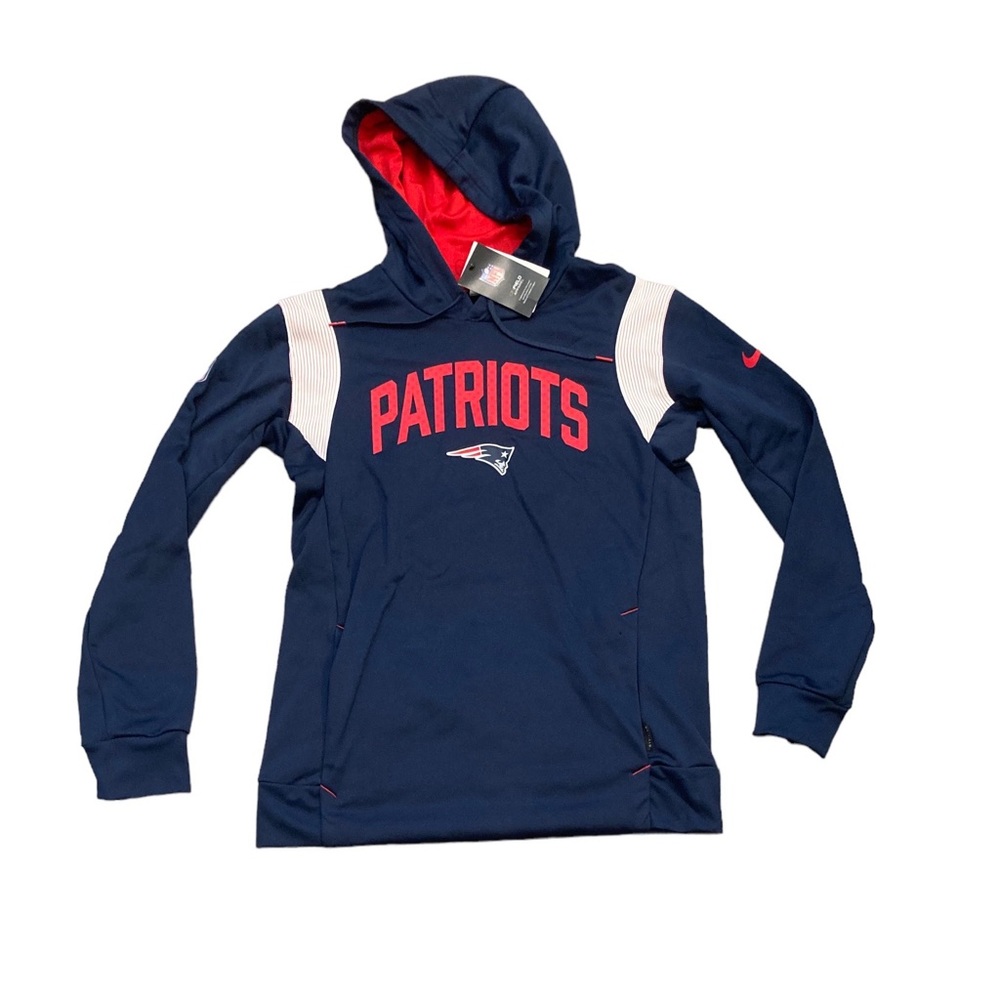 New England Patriots Nike Men’s Sideline‎ Pullover Hoodie Sweatshirt Small